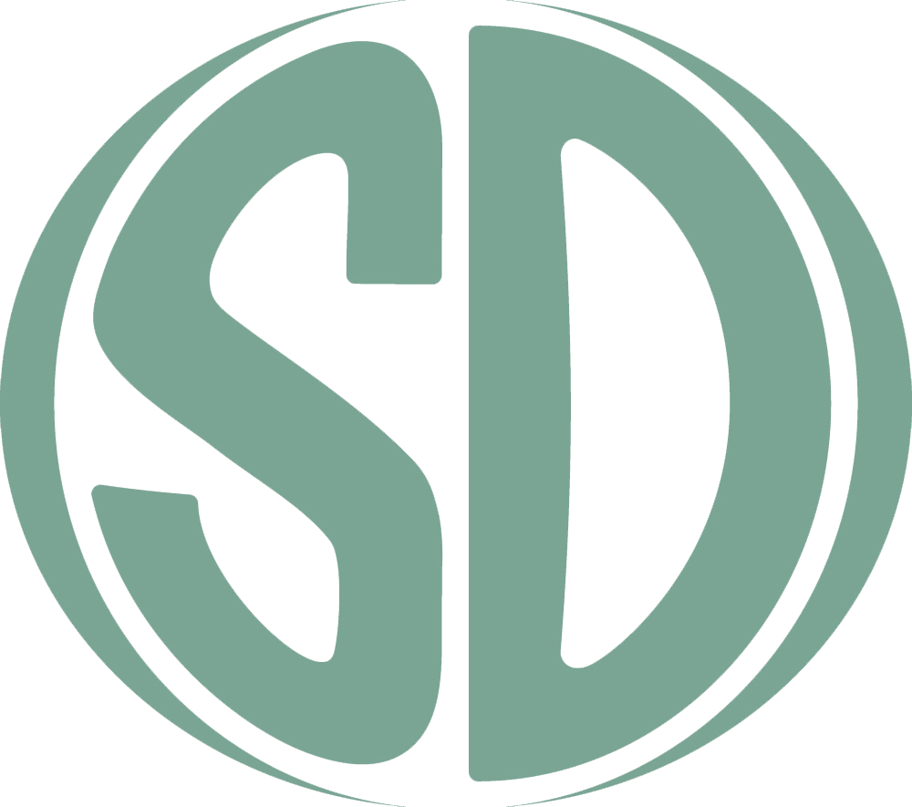 Scoobert Doobert logo — SD monogram by Grizzard Graphics