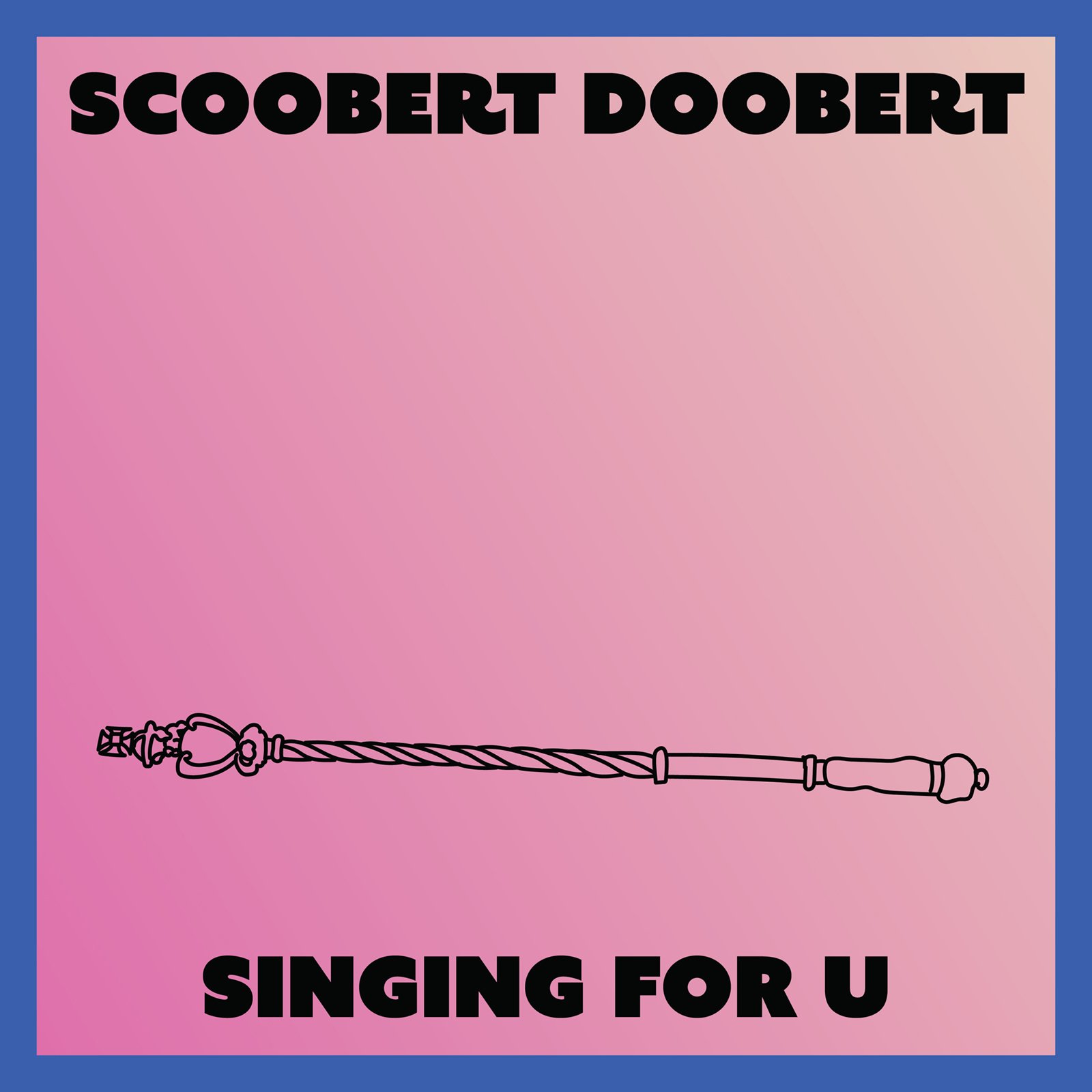 Cover for singing for u. A line drawing of a microphone.